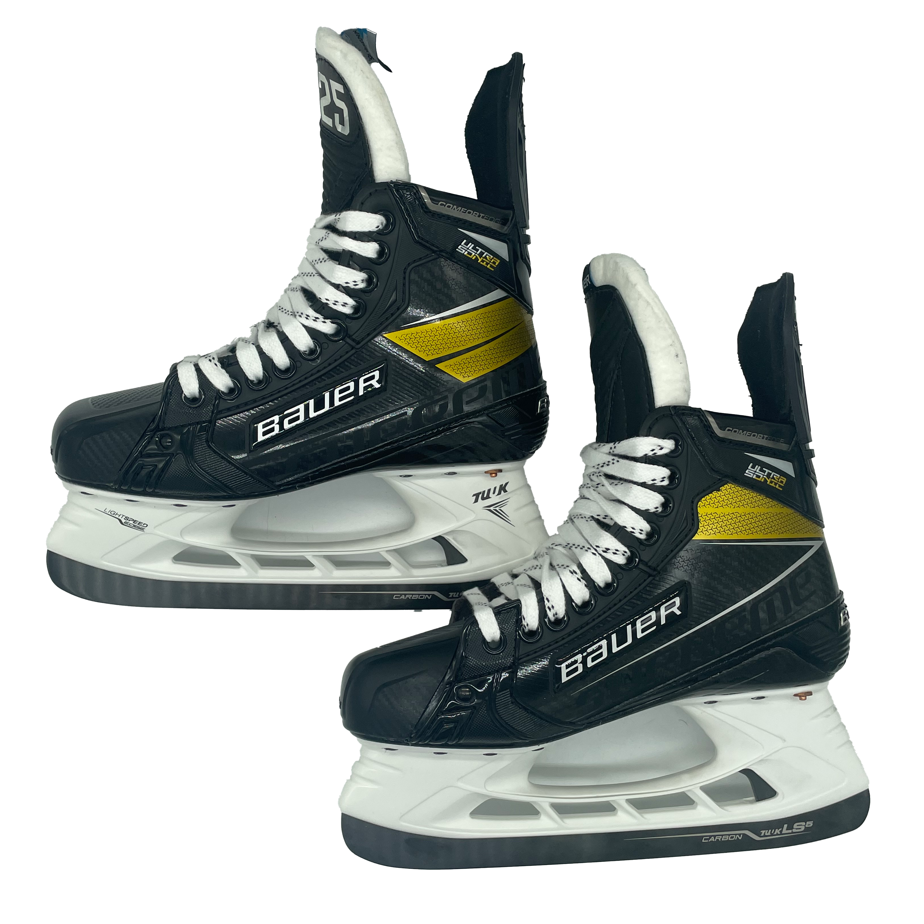 Bauer Supreme Ultrasonic - Patins de hockey Pro Stock neufs - Alex Carpenter - Taille 6D